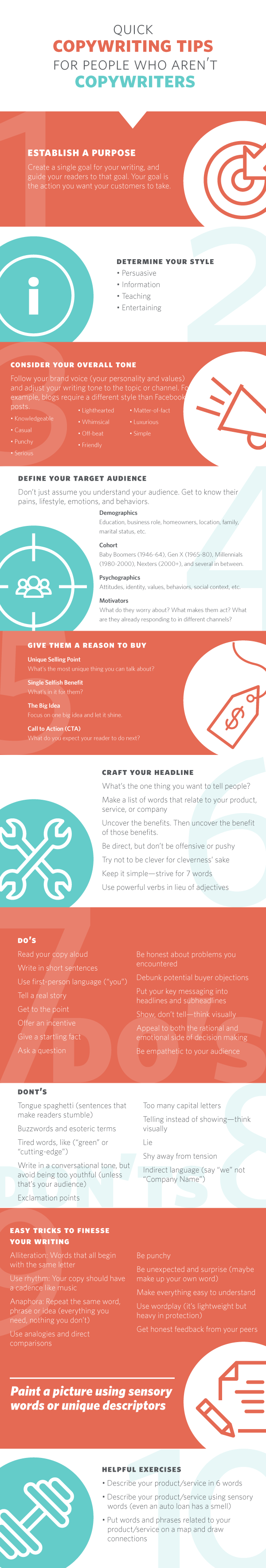 [Infographic] Copywriting Tips for People Who Are Not Copywriters