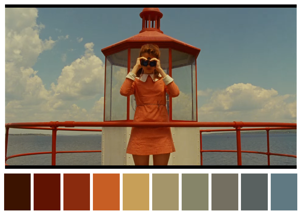 Cinema Palettes: Moonrise Kingdom