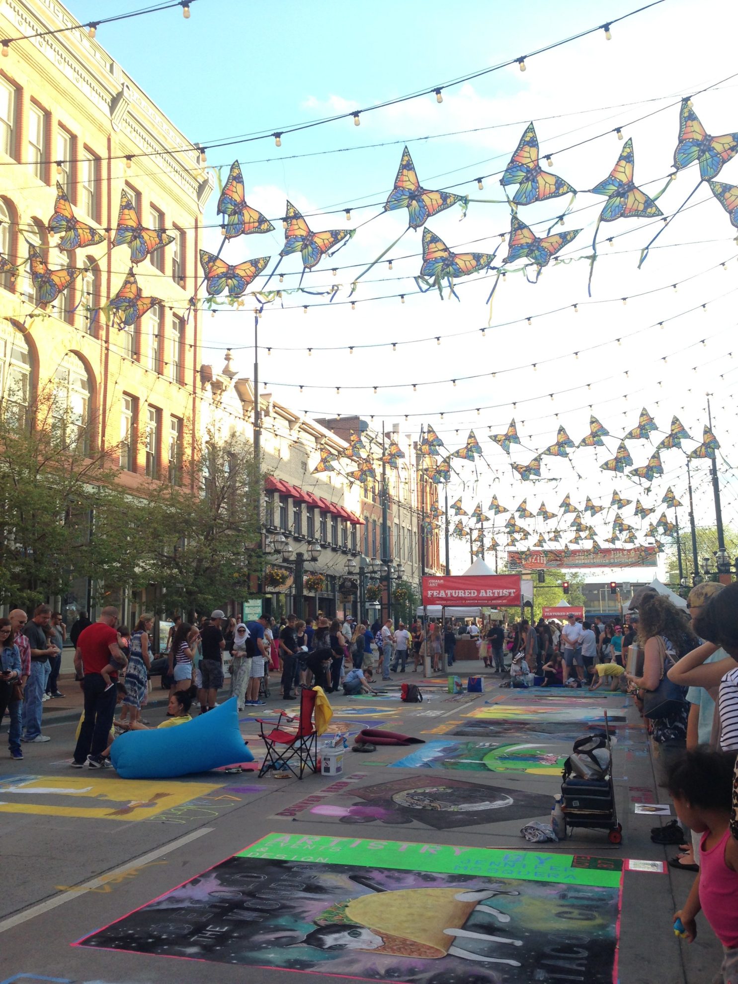 25 Things Denver Chalk Art Festival AOR