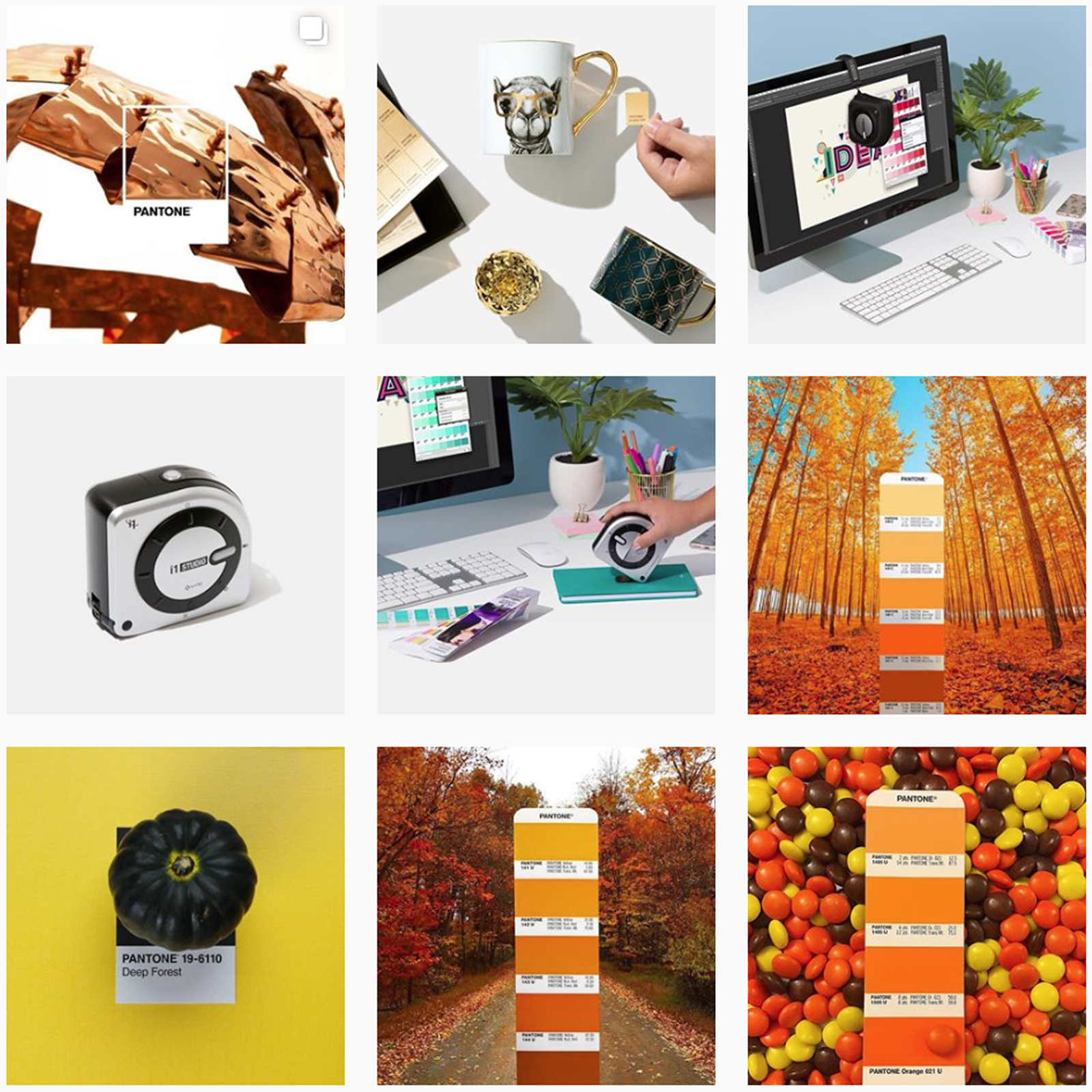 Pantone Instagram Tile