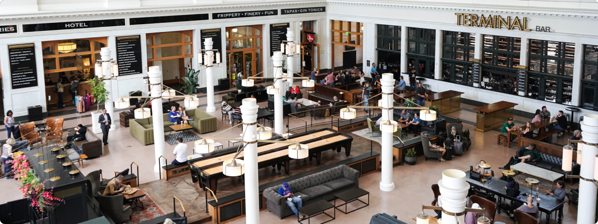 Interior of Denver Union's Station